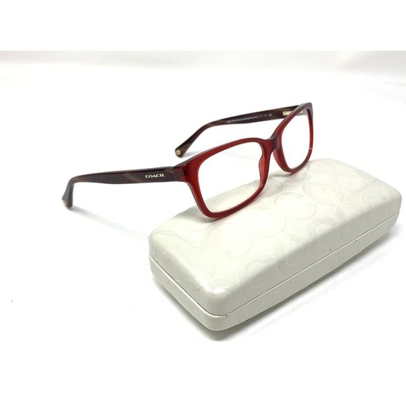 COACH HC 6047 LIBBY 5206 MILKY BURGUNDY 51 [] 16 - 135 EYEGLASSES FRAMES - Picture 3 of 10